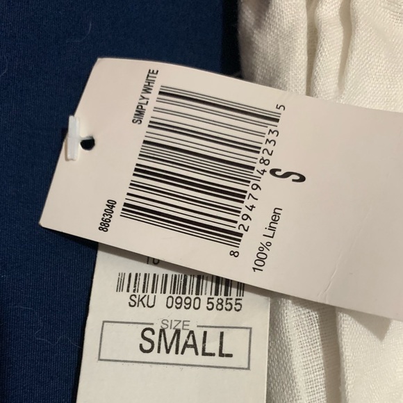 ☀️Neiman Marcus ☀️ Sunset Beach Linen 100% Pants☀️Nuevo☀️Small ⭐️#MAC - Picture 6 of 11